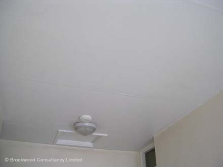 Asbestos Insulating Board Ceiling