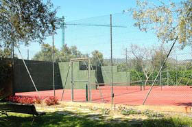 Tennis academy across from the complex
