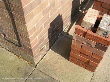 Asbestos Containing Bitumen Damp Course