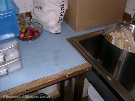 Asbestos Containing Melmine 'Formica' Work Top