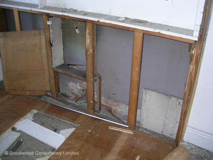 Asbestos Millboard to Fire Surround