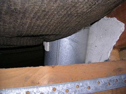 Damaged AIB in Domestic Loft