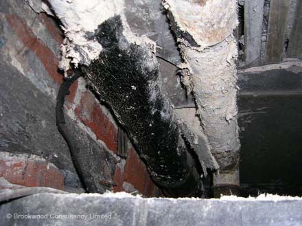 Damaged Pipe Lagging