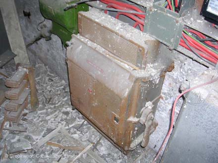 Lagging Contamination to Boiler Room