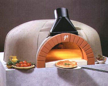 commercial wood burning pizza oven